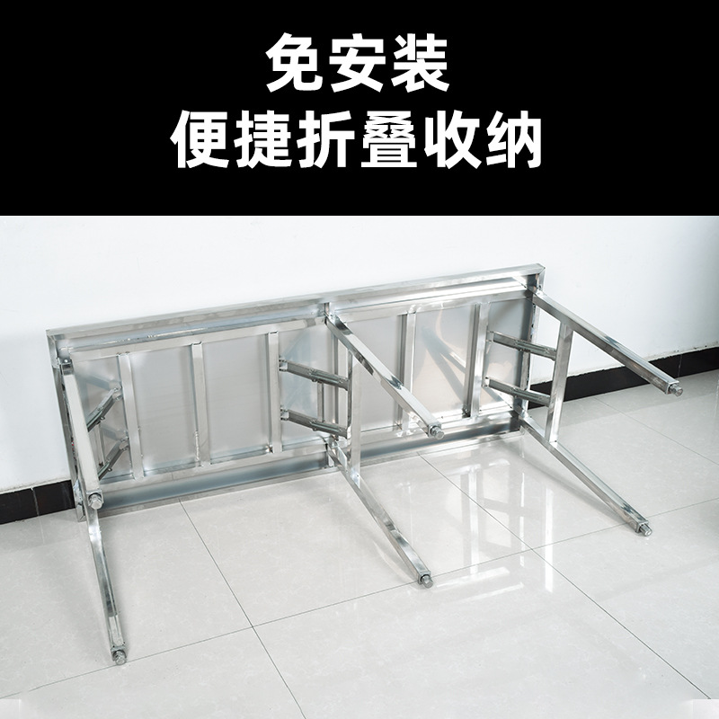 Stainless steel folding table  - Commercial Kitchen Rental ulasan dan harga