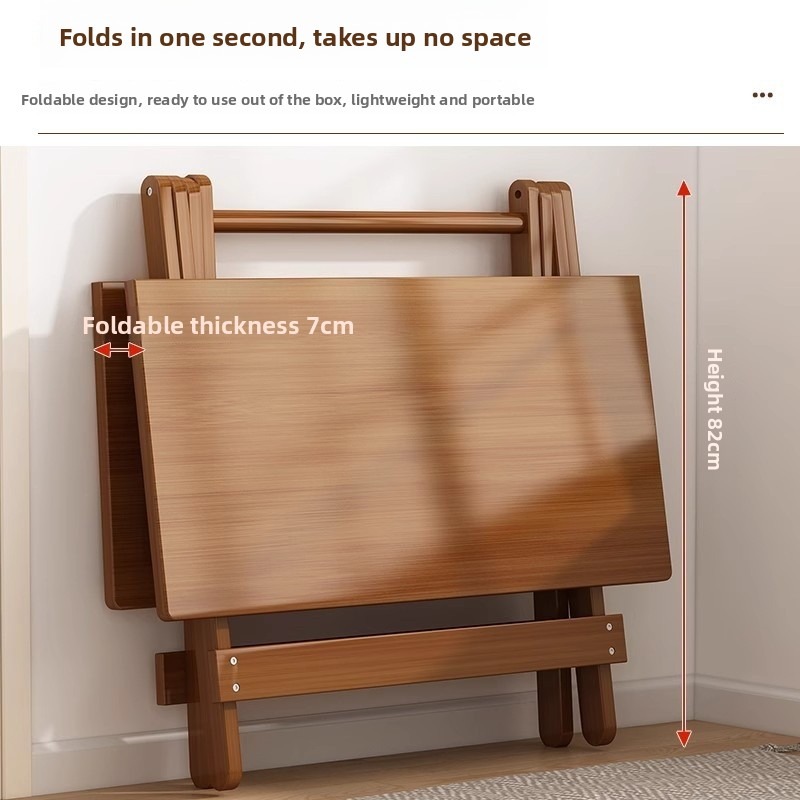 Solid Wood Foldable Dining Tab - Commercial Kitchen Rental ulasan dan harga
