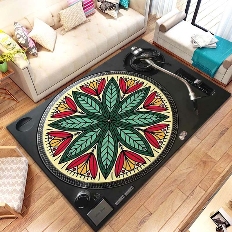 Music Vinyl Disc Player Patter - Commercial Kitchen Vinyl ulasan dan harga