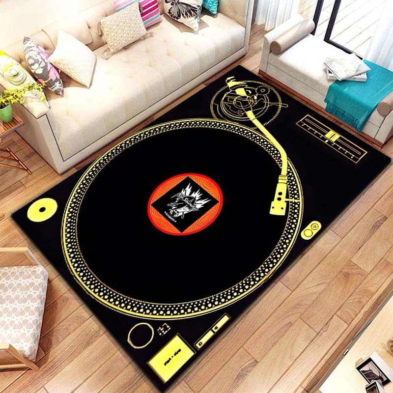 Music Vinyl Disc Player Patter - Commercial Kitchen Vinyl ulasan dan harga