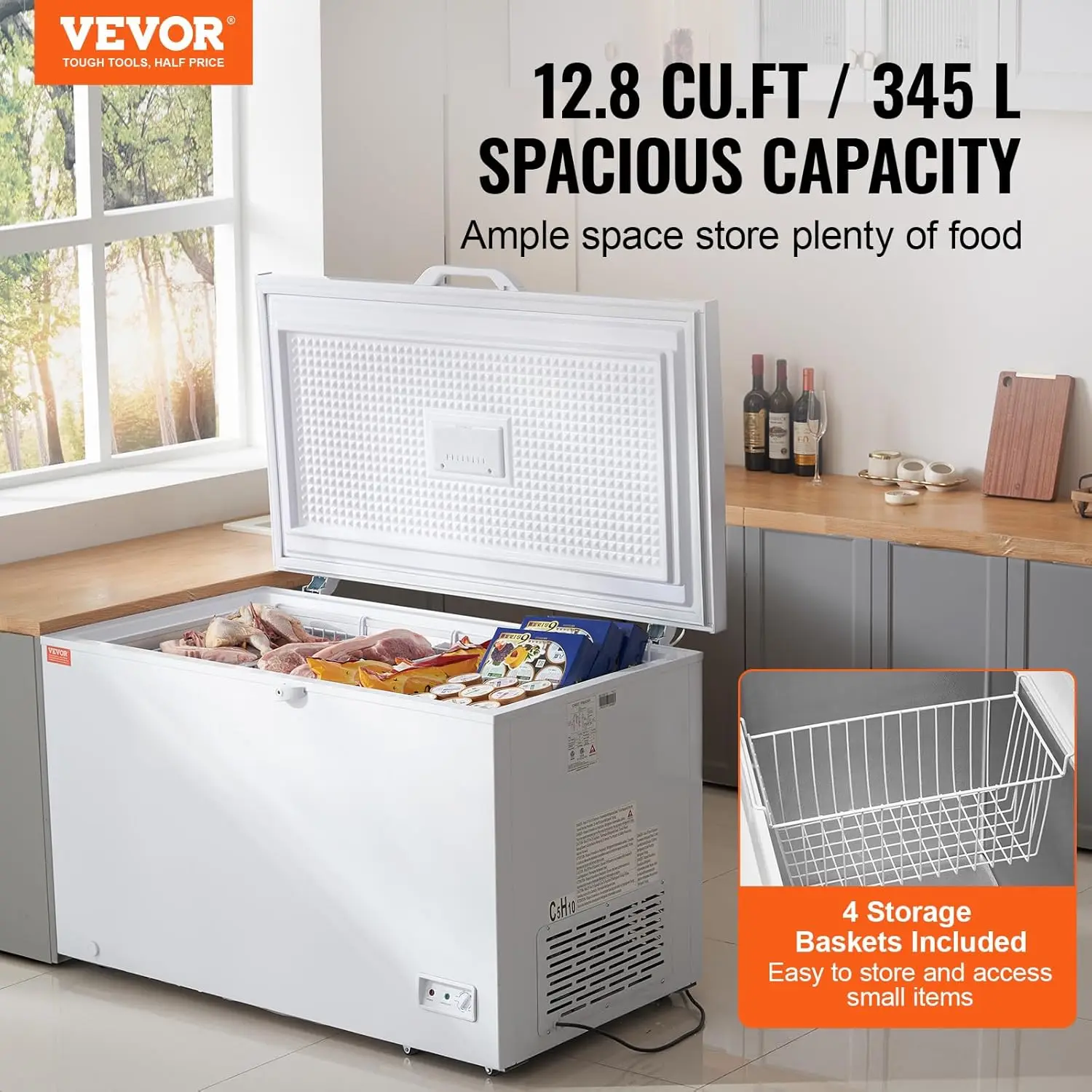 Chest Freezer, 12.8 Cu.ft / 34 - Commercial Chest Freezer ulasan dan harga