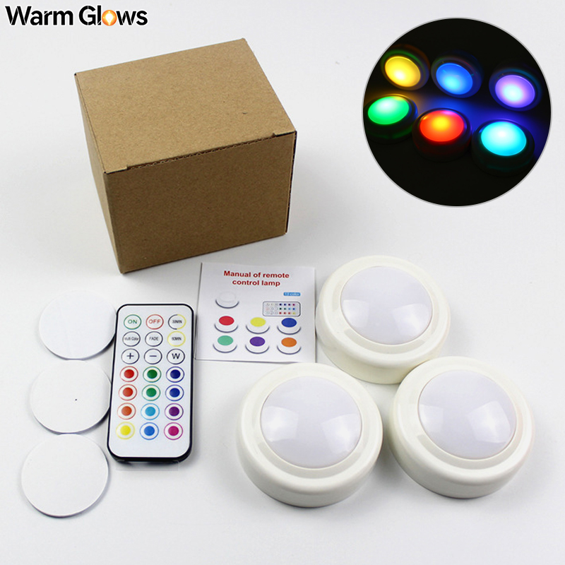 RGB LED Puck Lights Battery Po - Commercial Kitchen Lights ulasan dan harga
