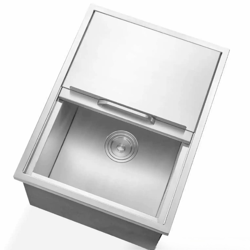 Stainless Steel Ice Tray with  - Commercial Kitchen Counter ulasan dan harga