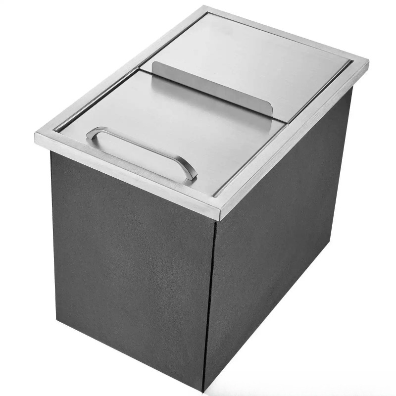 Stainless Steel Ice Tray with  - Commercial Kitchen Counter ulasan dan harga