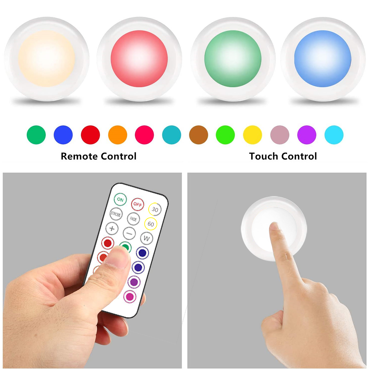 13 Color RGB LED Under Cabinet - Commercial Kitchen Lights ulasan dan harga