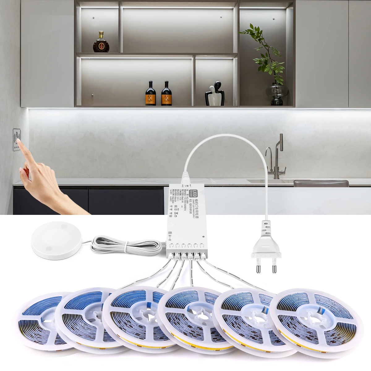 2-6PCS COB LED Strip Light Kit - Commercial Kitchen Lights ulasan dan harga