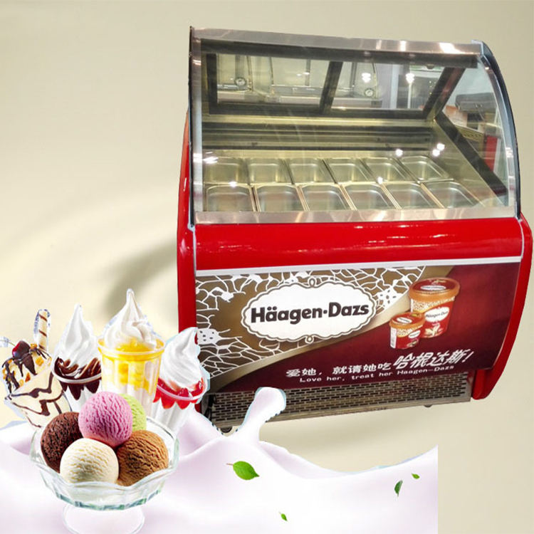 QDMECH Ice Cream Display Chest - Commercial Chest Freezer ulasan dan harga