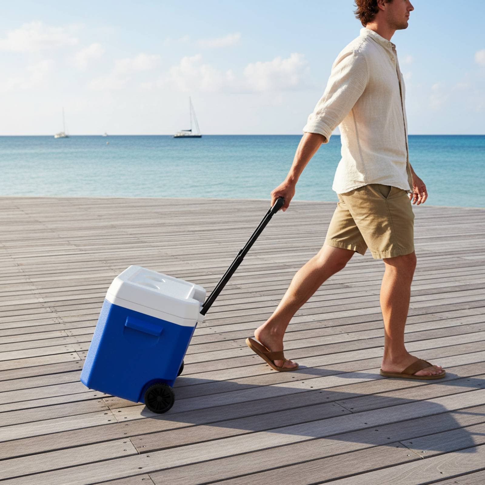 Wheeled Cooler Box PU Foam Ins - Commercial Chest Freezer ulasan dan harga