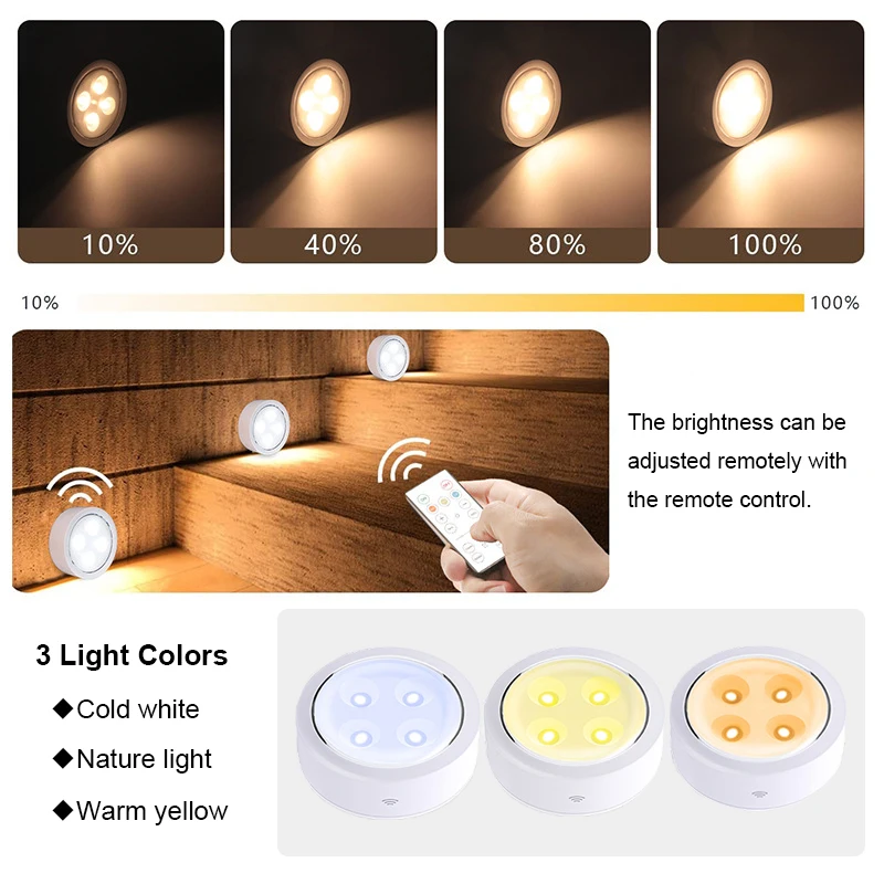 3 Colors LED Under Cabinet Lig - Commercial Kitchen Lights ulasan dan harga